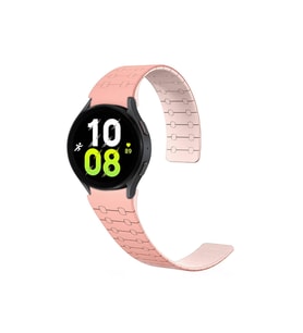 Samsung Galaxy Watch 5 44mm Uyumlu Zore KRD-111 20mm Çizgili Desenli Silikon Kordon