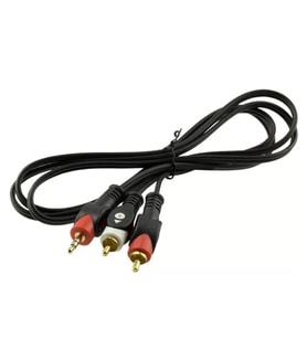 2Rca-3.5 Mm Stereo Erkek 1.5 Metre Kablo