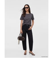 LCWAIKIKI Classic Siyah Yüksek Bel Barrel Fit Kadın Jean Pantolon