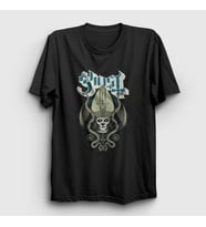 Presmono Unisex Siyah Snakes Ghost T-Shirt 52452tt