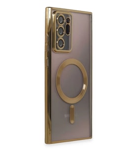 ERTAN Samsung Galaxy Note 20 Ultra Kılıf Kross Magneticsafe Kapak - Gold