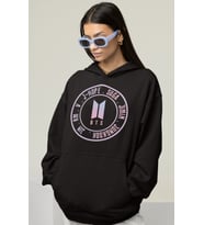 J-Hope Suga Jimin Jungkook Jin Bts Baskılı Unisex Oversize Müzik Grubu Hoodie