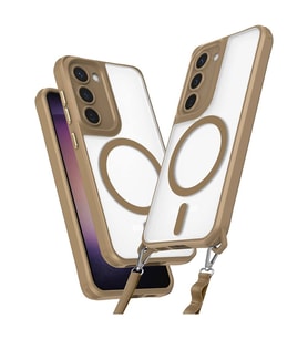 Samsung Galaxy S23 Plus Kılıf Enka Magsafe Silikon Kılıf - Desert