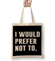 I Would Prefer Not To 01 Bez Çanta Uzun Saplı