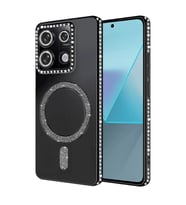 Xiaomi Redmi Note 13 Pro 4g Joke Simli Magneticsafe Kılıf - Siyah