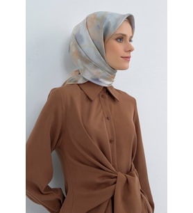 Armine Saf İpek Sura Eşarp-2026 İlkbahar-Yaz- 95010D (Somon)