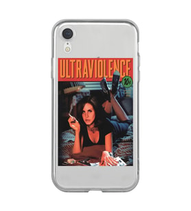 Iphone XR Uyumlu Lana Del Rey Ultraviolence Desenli Şeffaf Telefon Kılıfı