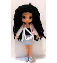 Bayan Doktor Bebek Amigurumi Organik Oyuncak
