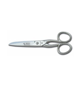 Rıza A4431-6 İplik ve Saya Makası No: 6 inç / 15,24 cm - Nikel Kaplama