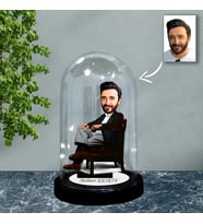 KİŞİYE ÖZEL ERKEK TASARIMLI IŞIKLI KARİKATÜR FANUS BİBLO FN96