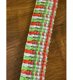 EN 4 CM RENKLİ PÜSKÜLLÜ SİMLİ ŞERİT DİKİŞ GİYİM AKSESUARI 1 METRE