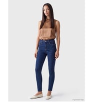 LC WAIKIKI İndigo Yüksek Bel Süper Skinny Fit Kadın Jean Pantolon