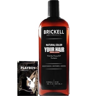 Brickell Erkeklere Özel Antibeyaz Saç Sakal Şampuanı SNMP20022 Brickell 237 ml + Yanında Jel