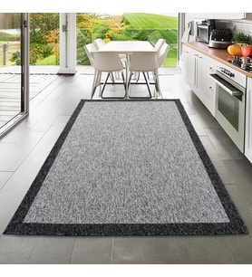 Capri Modern Gri Sisal Dokuma Halı Salon Halısı Mutfak Balkon Halısı Koridor Halısı 13345A