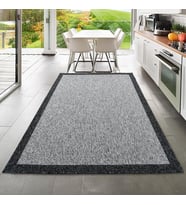 Capri Modern Gri Sisal Dokuma Halı Salon Halısı Mutfak Balkon Halısı Koridor Halısı 13345A
