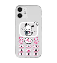 Iphone 12 Uyumlu Kawaii Köpek Tasarımlı Şeffaf Telefon Kılıfı