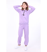 Toontoy Kız Çocuk Eşofman Takım (Lila)