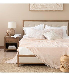 Çift Kişilik Pike 200x220 cm Pudra