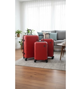 Premium 4 Tekerlekli Kırılmaz Şifreli Bavul Set – Yerli Üretim Polo