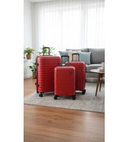 Premium 4 Tekerlekli Kırılmaz Şifreli Bavul Set – Yerli Üretim Polo