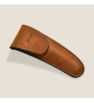 Deejo 37g Belt Leather Sheath, Natural Çakı Kılıfı (Kahverengi)