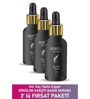 RC COSMETIC AXWELL SAÇ DÖKÜLMELERİNE KARŞI ONARICI BAKIM SERUMU 50ml* 3 ADET