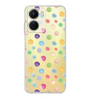 PrintiFy Vivo Y16 ile Uyumlu Water Color 6  Kamera Korumalı Şeffaf  Kılıf