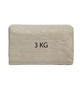 Beyaz Seramik Hamuru 3 Kg Kil Seramik Çamuru