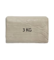 Beyaz Seramik Hamuru 3 Kg Kil Seramik Çamuru