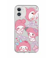 Iphone 11 Uyumlu Melody Kuromi Desenli Şeffaf Telefon Kılıfı