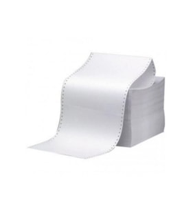 Meteksan Sürekli Form 2 Nüsha 5.5 Perfereli 11x24 Cm 60 GR (1000 Li Paket) (Karışık)