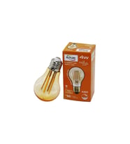 ELİTLED A-60 4W - E27 GOLD COLOR FLAMENT LED RUSTİK AMPUL 500LUMEN KIRILMAZ GÖVDE (5343)
