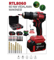 21V 3.0Ah Profesyonel Şarjlı Darbeli Vidalama Makinesi