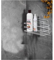 Haus Yapışkanlı Duş Rafı, Delmeden Montaj Banyo Rafı, Paslanmaz Şampuanlık Organizer, Güçlü Yapışkanlı Duvar Rafı (Beyaz Tekli)