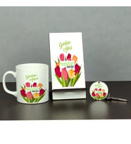 Anneler Günü Hediyesi Üçlü Set (Kupa + Telefon Standı + Anahtarlık)