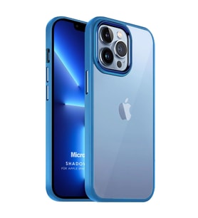 Microsonic Apple iPhone 13 Pro Max Kılıf Shadow Planet Mavi