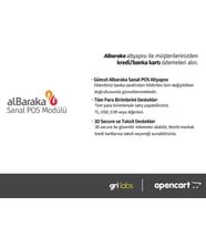 OpenCart - Albaraka Türk Sanal POS Modülü