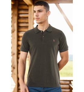 T8561 DEWBERRY ERKEK TSHIRT-YEŞİL-2