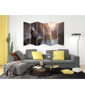 YÜZÜKLERİN EFENDİSİ AYRIK VADİ GANDALF MDF TABLO-3055 MODEL-B