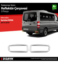 Mercedes Sprinter W906 Krom Arka Reflektör Çıtası 2 Prç. 2013-2018