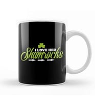 Cute I Love Her Shamrocks St