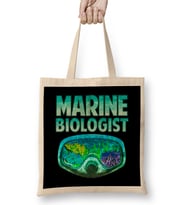Awesome Marine Biologist Underwater Biology Bez Çanta Uzun Saplı