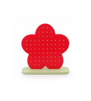 Renkli Çiçek Tasarımlı Peg Board Takı Düzenleyici, Şık ve Fonksiyonel