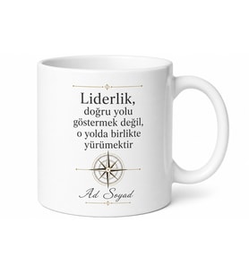 Patron İçin Mesajlı Hediyelik Baskılı Kupa Bardak Ofis Hediyesi