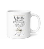 Patron İçin Mesajlı Hediyelik Baskılı Kupa Bardak Ofis Hediyesi