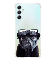 PrintiFy Samsung Galaxy A34 Uyumlu Köpek 3 Baskılı Şeffaf Köşe Korumalı Antişok Kılıf