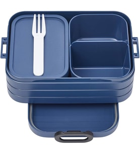 Mepal Bento Beslenme Kutusu Take A Break Nordic Denim Midi – Bölmeli Beslenme Kutusu, 4 Tereyağı Ekm (Standart)
