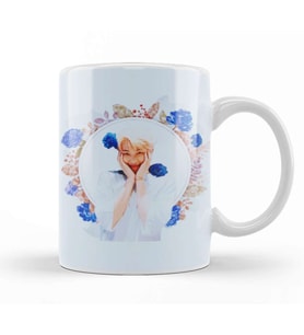 Bts Rm Blue Roses Kupa Bardak Porselen