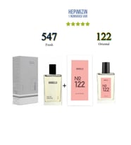 547 + 122 Erkek/Kadın Parfüm Edp 50 ml Fresh/Oriental - Mnms547122