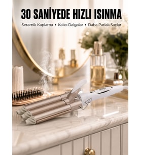 Wag Maşa Profesyonel Saç Şekillendirici İyon Özellikli Isı Kademeli Yeni Nesil
